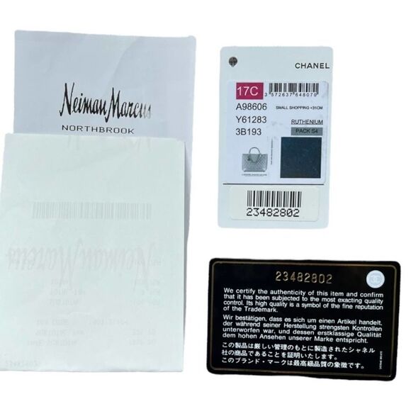 Chanel Easy Shopping Quilted Lambskin Handbag Blue - Picture 7 of 16